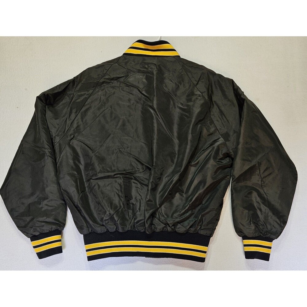 Vintage Pla-Jac By Dunbrooke Ford Tractor Equipment Bomber Jacket Brown Adult M - Picture 2 of 6